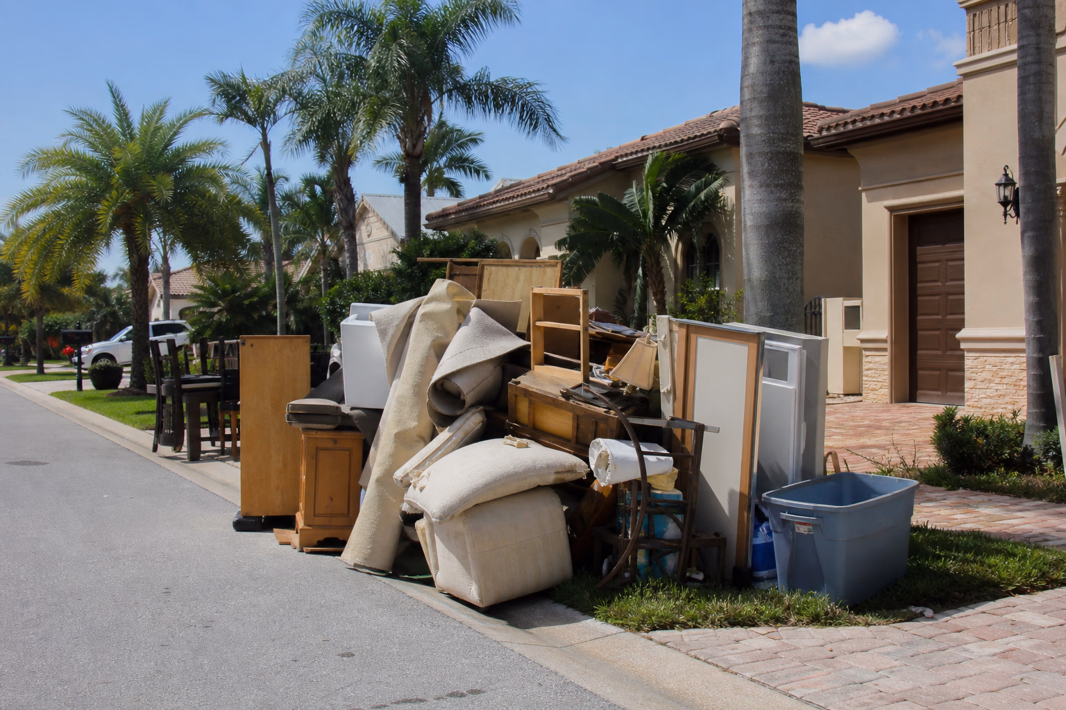 Estate cleanout curbside
