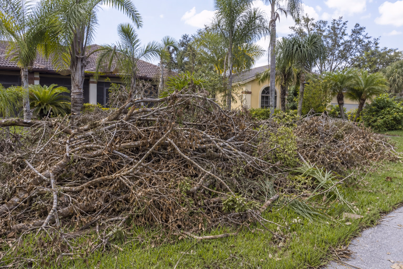 Landscape debris haul